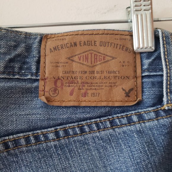 American Eagle Slim Straight Medium Jeans 26x28 - Picture 6 of 7